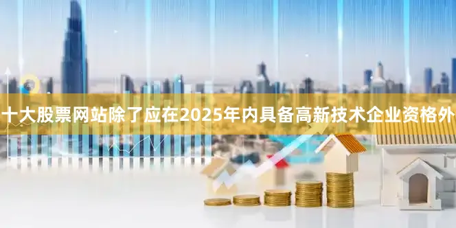 十大股票网站除了应在2025年内具备高新技术企业资格外
